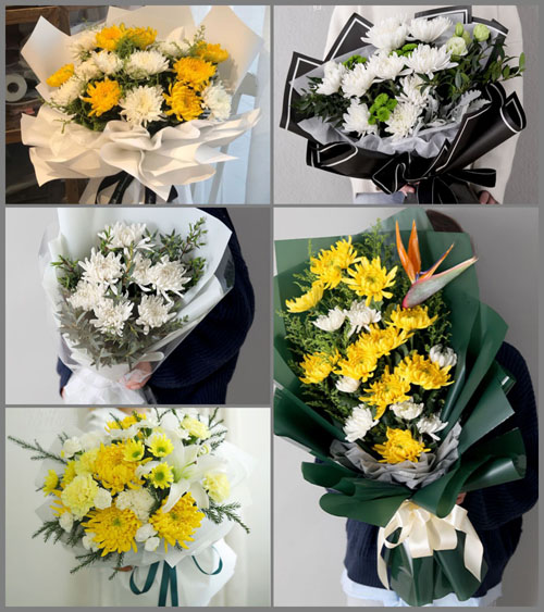 河南焦作解放区王褚街道白事花束代送